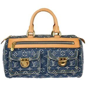 Louis Vuitton Blue Monogram Denim Neo Speedy Handbag M95019 SP1005 115131
